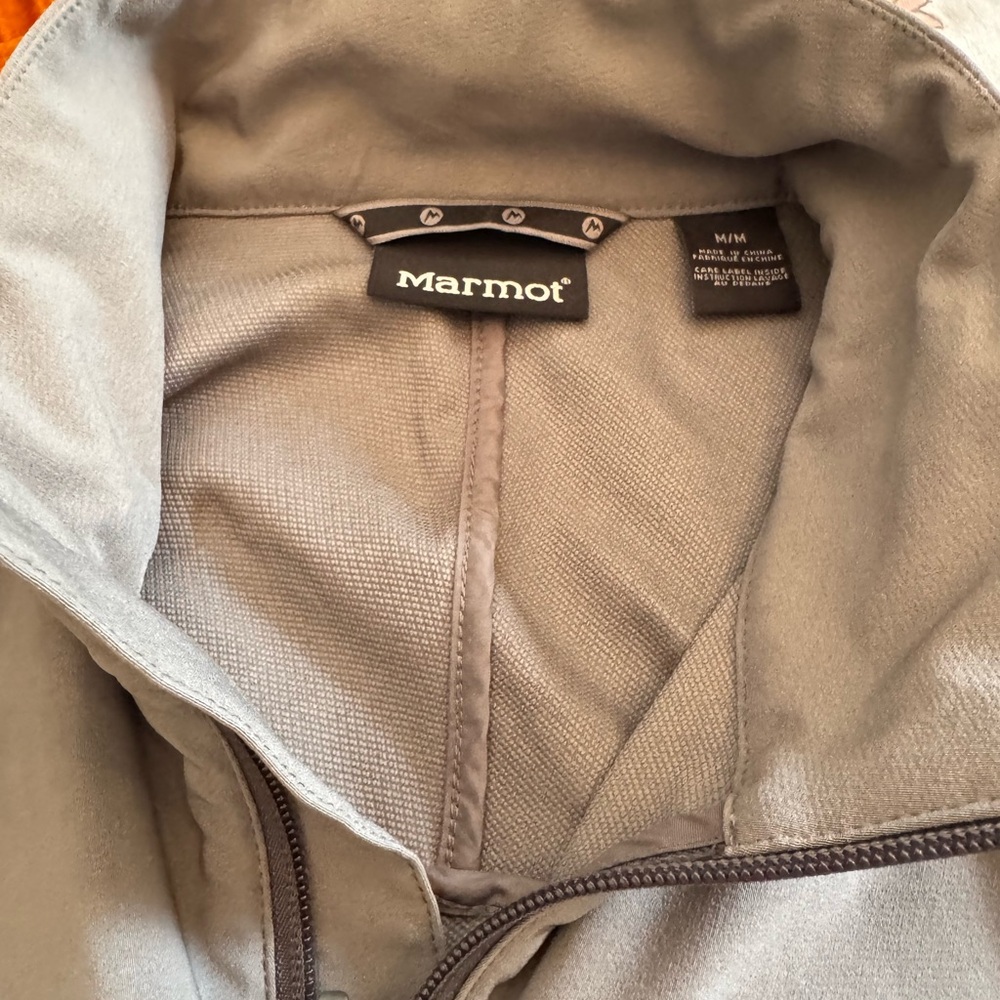 Marmot Light Gray Softshell Jacket - image 5